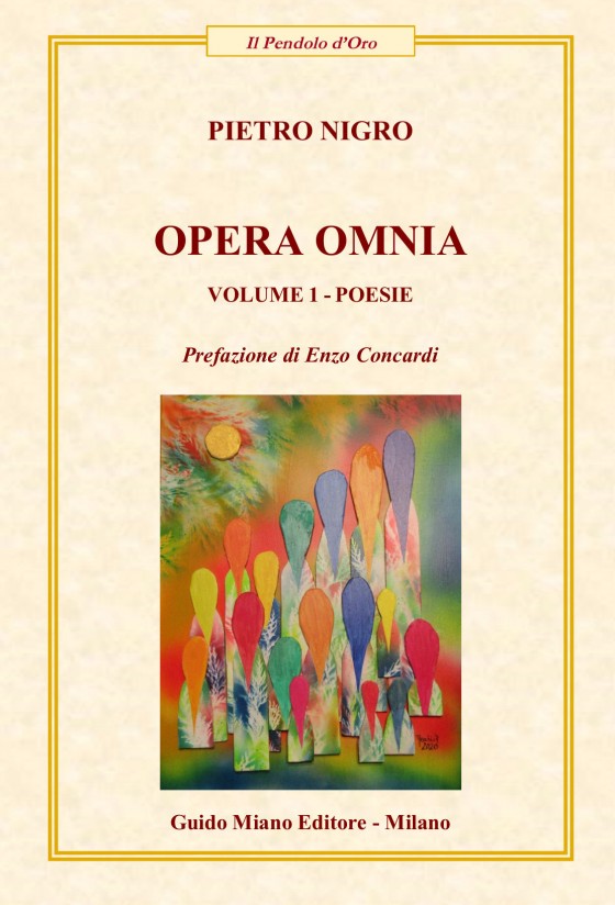 Pietro Nigro, Opera Omnia, vol.1 poesie